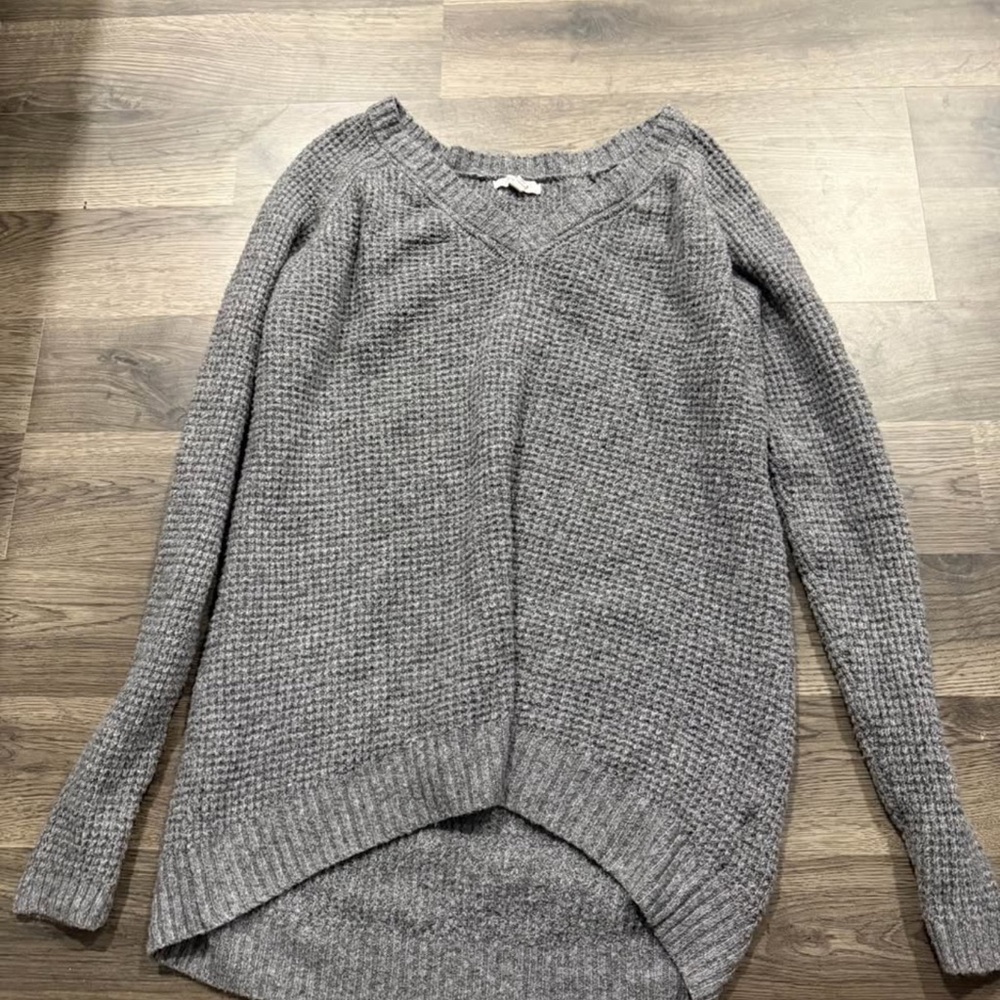 Maurices Charcoal V-Neck Women's Sweater